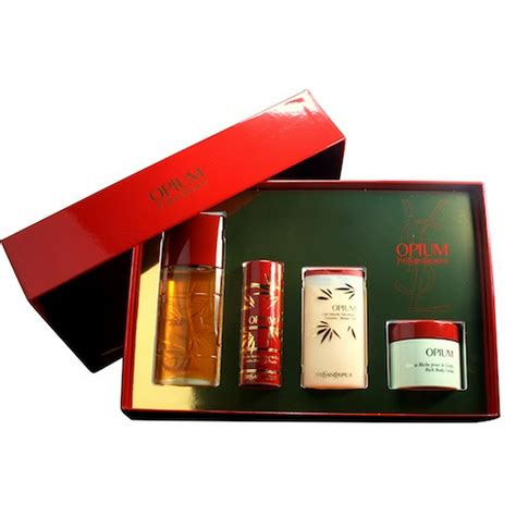 opium perfume gift set sale